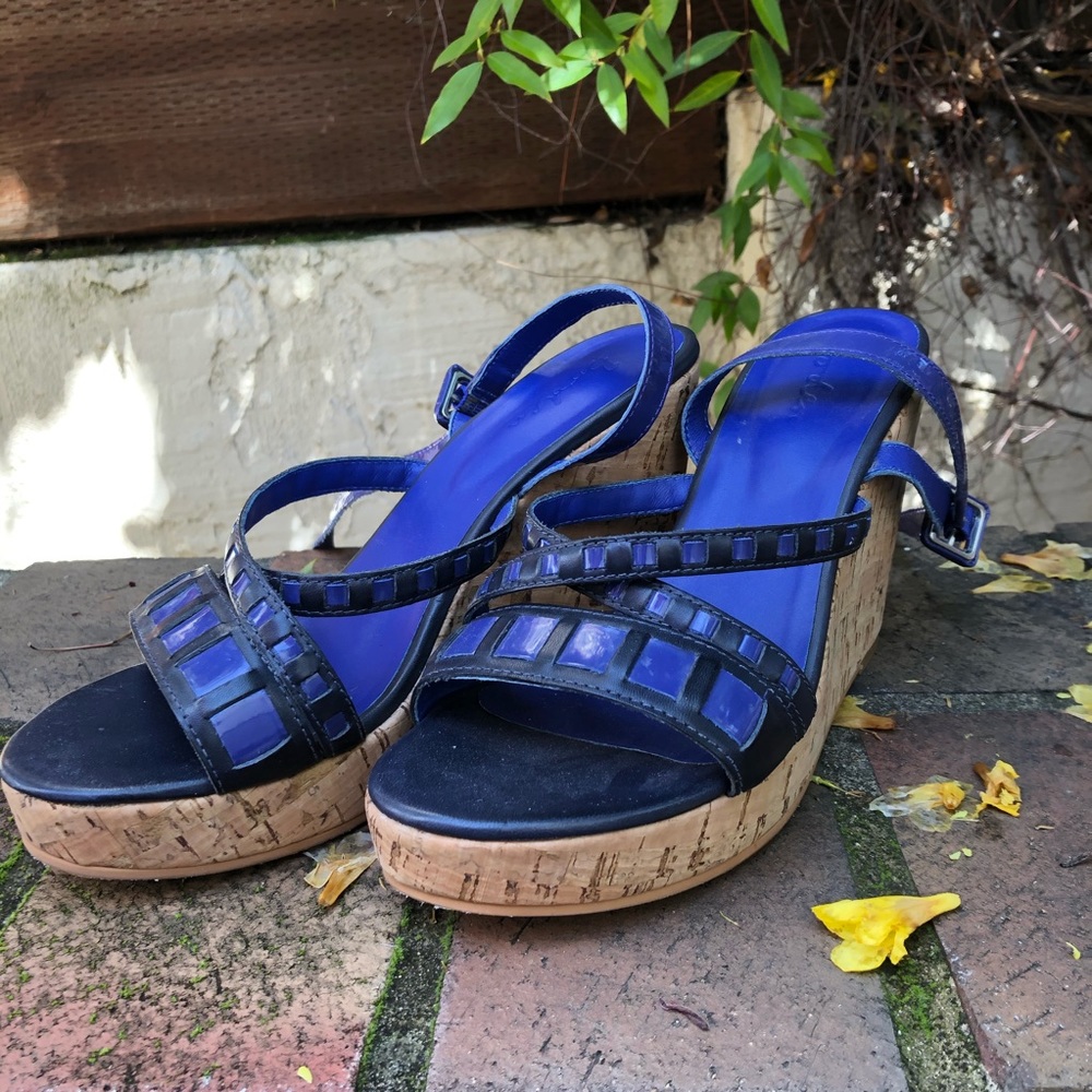 Boden Cork Wedge Heels